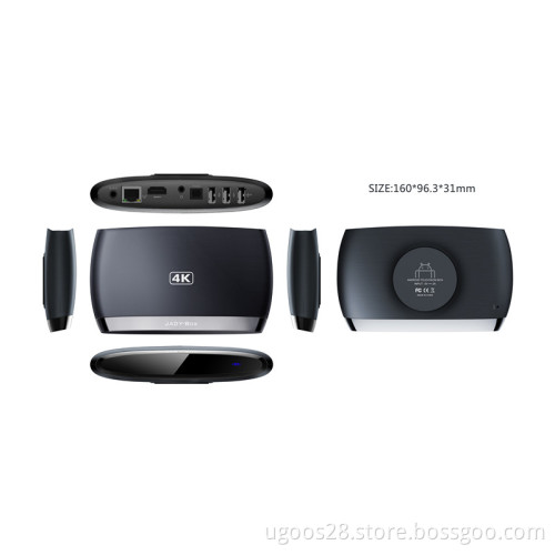 Ugoos S806 Quad Core Amlogic S802 Android Kitkat 4.4 Smart 4k Android TV Box, 2.4GHz/5.0GHz WiFi HDMI Media Player